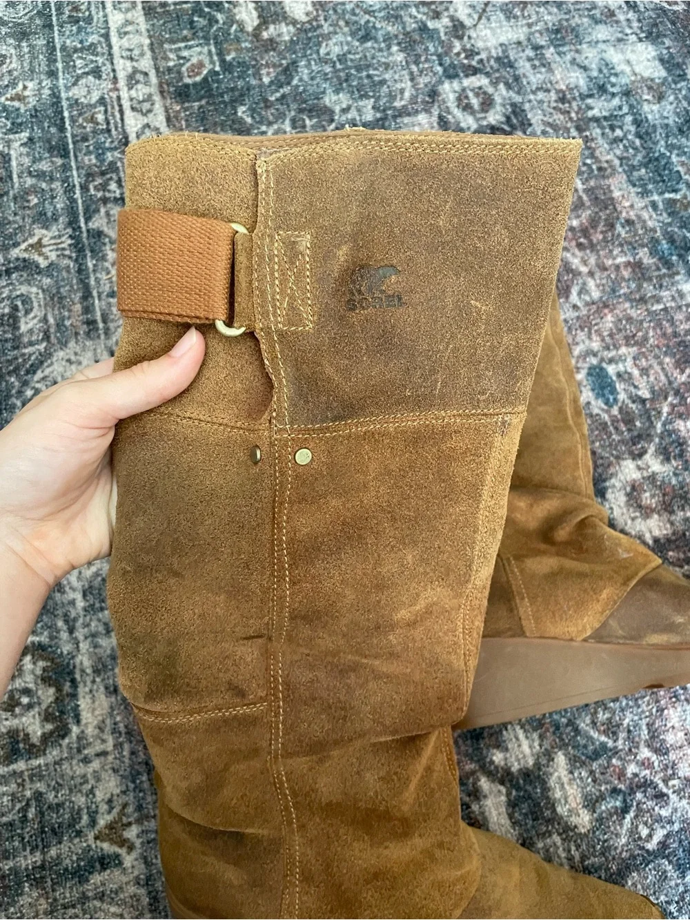 Sorel Toronto knee high suede wedge winter boots